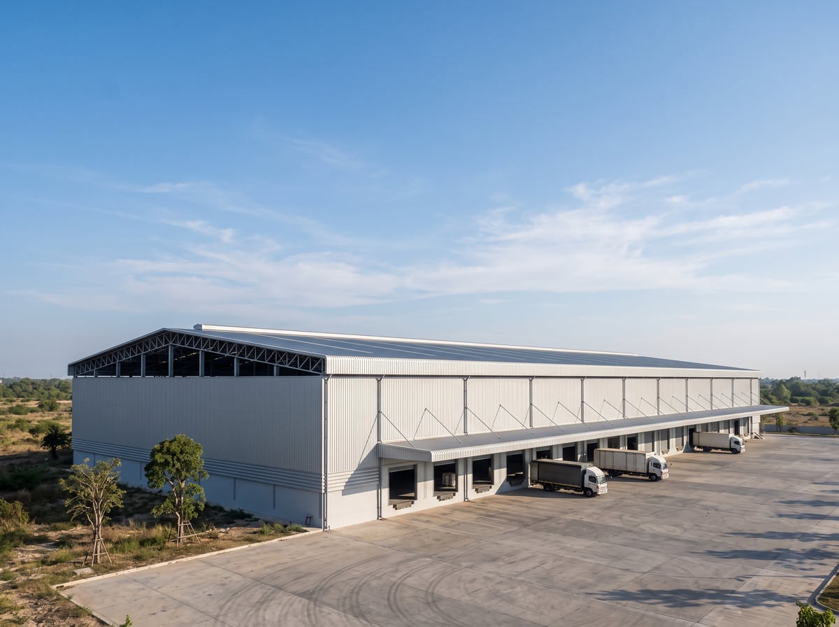 Completed distribution centre in Bang Bua Thong