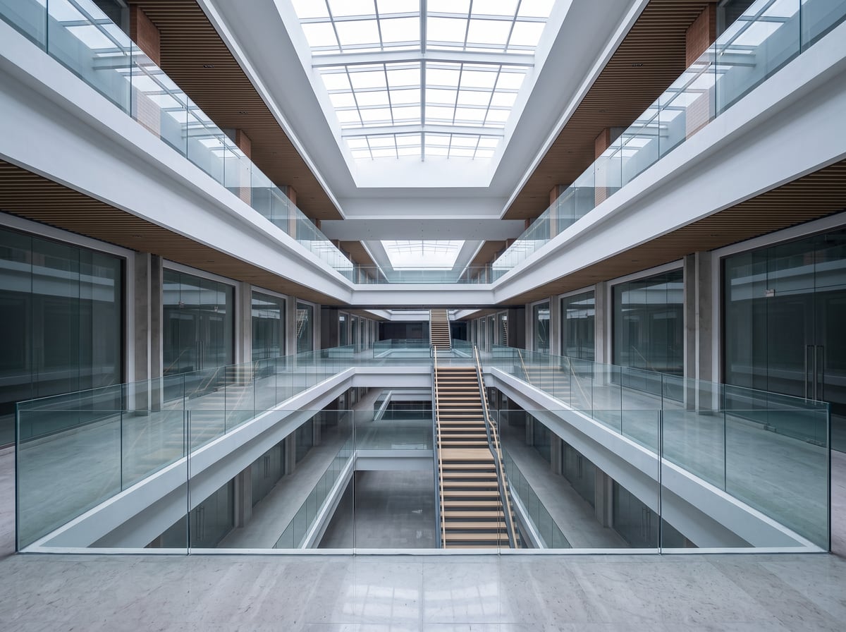 Completed community mall on Tiwanon Road — completed interior