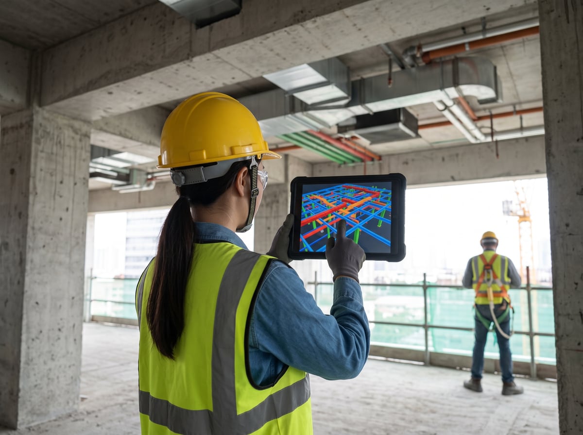 Using BIM to control work on a construction site